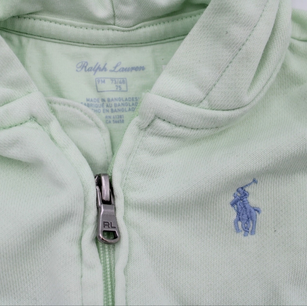 Polo Ralph Lauren Baby Hoodie & Jogger Set – Green - Picture 4 of 6
